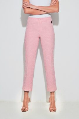 SEERSUCKER THIERRY PIN CLASSIC-FIT PANTS Front