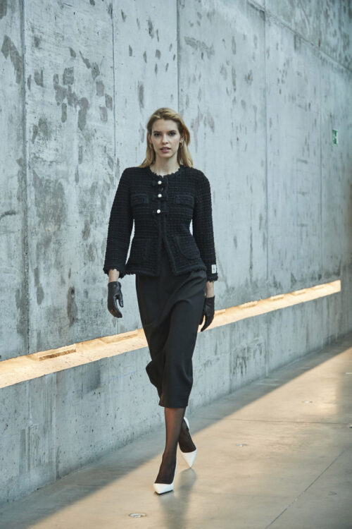 2202N-CHAQUETA TWEED NEGRO LAZOS ZOE (1)